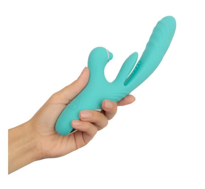 Вібратор-кролик Good Vibes Only - Lisa Thrusting Rabbit Vibrator with G-Spot Stimulator