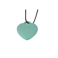 Мінівібратор «Сердечко» FairyGasm PleasureStone green, 9 режимів, на шнурку