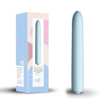 Минивибратор SugarBoo Sugar Blue, 10 уровней интенсивности