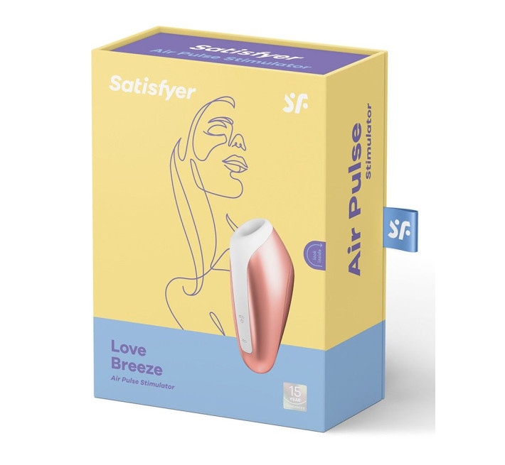 Миниатюрный вакуумный стимулятор Satisfyer Love Breeze Медный