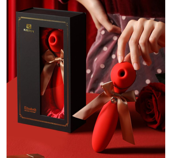 Вакуумный вибратор KisToy Elizabeth, премиальная упаковка