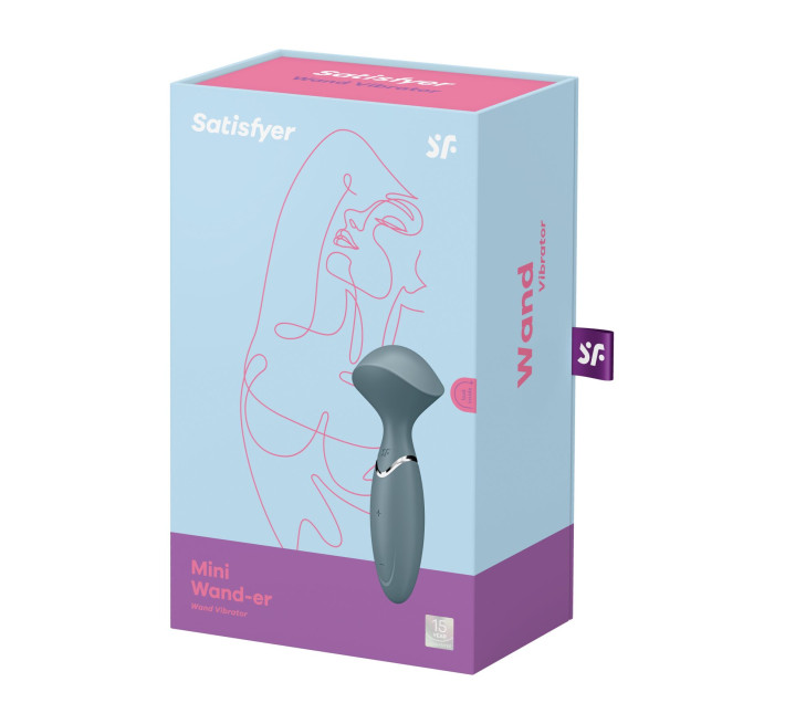 Вибромассажер Satisfyer Mini Wand-er Grey
