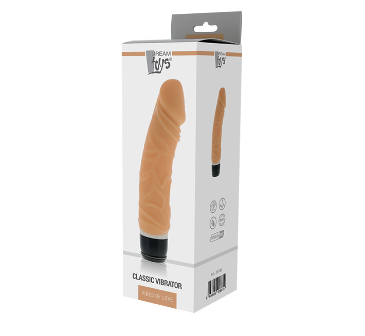 Вібромасажер Dreamtoys Purrfect Silicone Classic 6,5 inch Тілесний