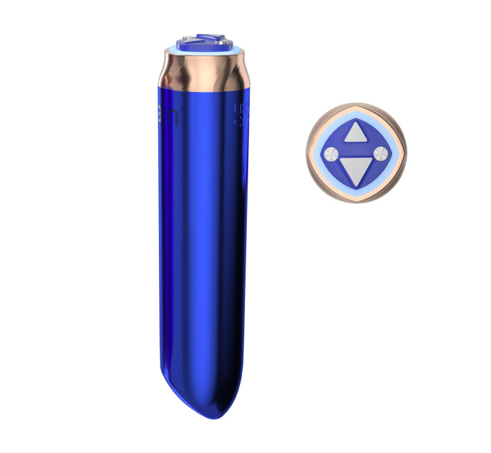 Віброкуля Swan Maximum + Comfy Cuff Blue, суперпотужна, різна інтенсивність, силіконова манжета