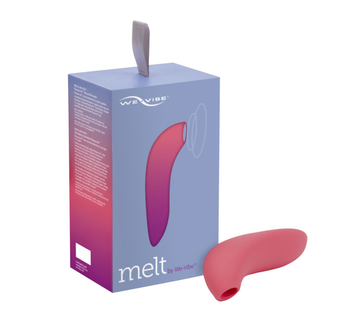 Вакуумний смарт-стимулятор для пар Melt by We-Vibe Coral, зручно поєднувати з проникним сексом