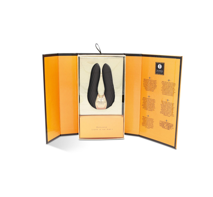 Вібратор для клітора Shunga Aiko Black, гнучкі кінчики