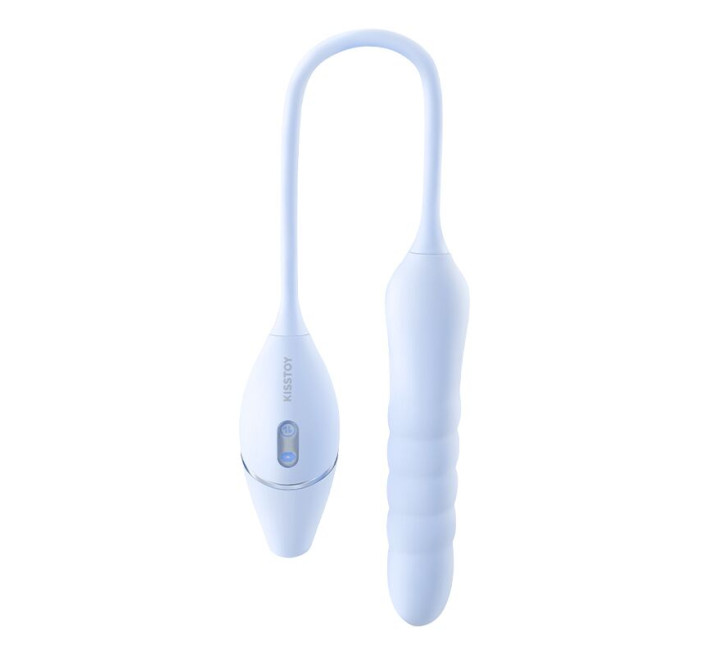 Пульсатор с вакуумным стимулятором KISSTOY Cathy III Light Blue