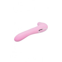 Вакуумный стимулятор с вибрацией Wooomy Smoooch Clitoral Suction & Vibration Pink