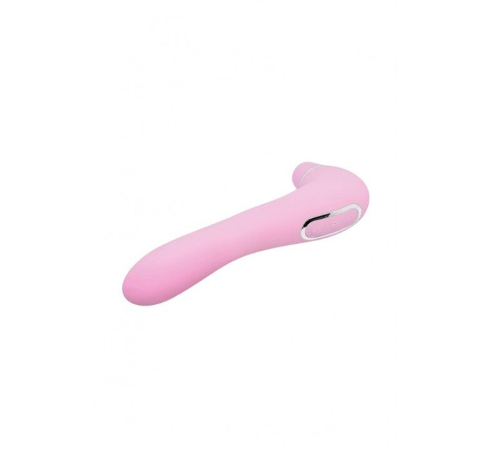 Вакуумный стимулятор с вибрацией Wooomy Smoooch Clitoral Suction & Vibration Pink