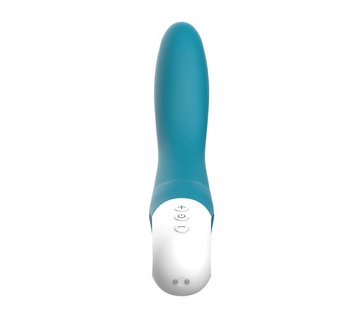 Вібратор точки G Liebe Bend It Rechargeable Ocean Blue, 10 режимів, дуже потужний, гнучкий стовбур