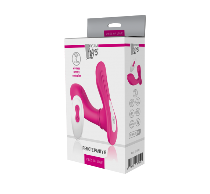 Стимулятор для точки G Dreamtoys Vibes Of Love Remote Panty G Фуксия