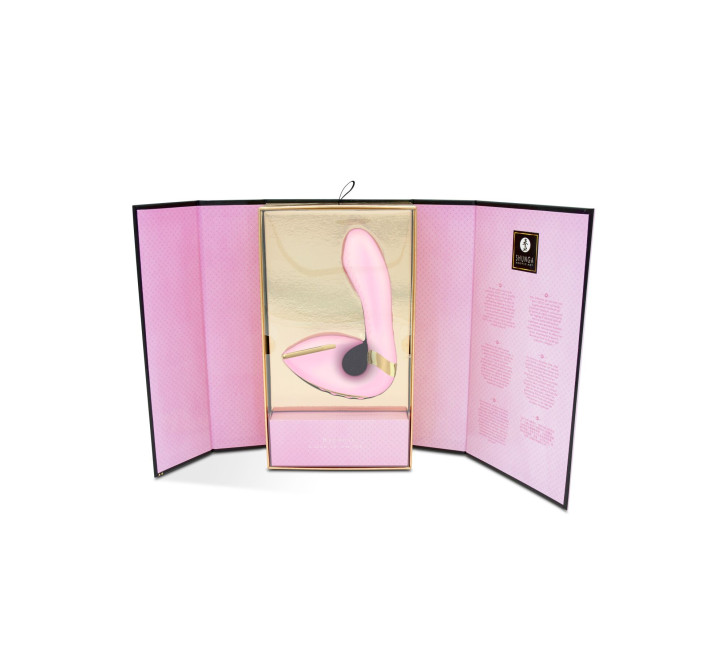 Вагінально-кліторальний вібратор Shunga Soyo Light Pink