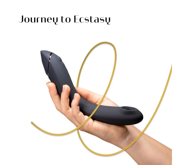 Вібратор для точки G c вакуумною стимуляцією Womanizer OG Slate