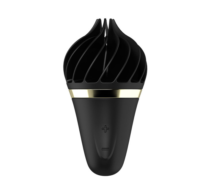 Мороженка спиннатор Satisfyer Lay-On Sweet Temptation Черный/Золотой
