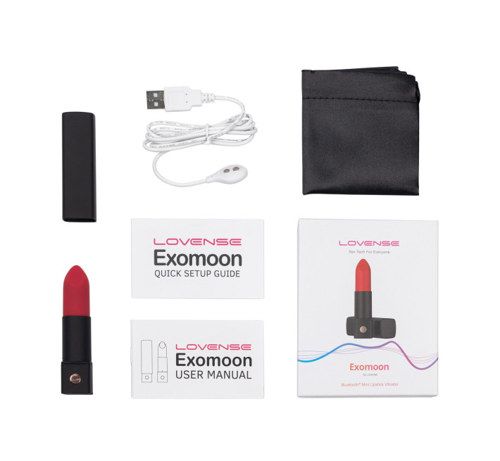 Вібратор-помада Lovense Exomoon, працює через застосунок