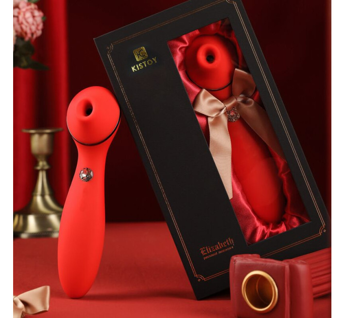 Вакуумный вибратор KisToy Elizabeth, премиальная упаковка