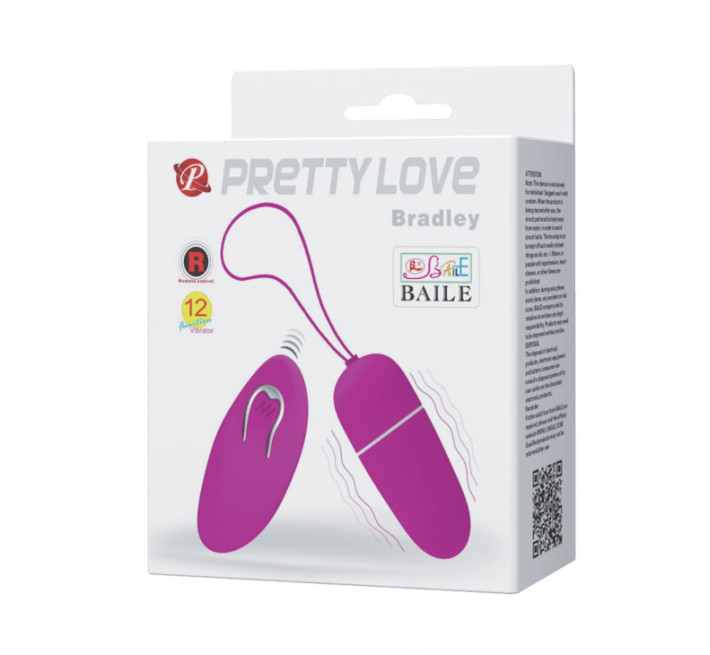 Виброяйцо Pretty Love Bradley Фиолетовое