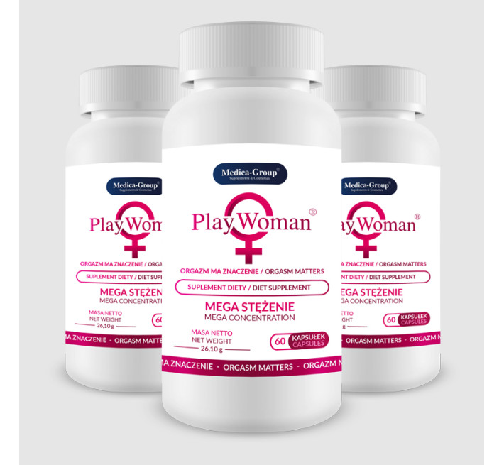 Капсулы для повышения либидо у женщин Medica Group Supl.diety-PlayWoman (цена за упаковку, 60 капсул)