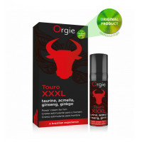 Крем для усиления эрекции и увеличения пениса Orgie TOURO XXXL 15 мл с таурином и гингко билоба Крем для усиления эрекции и увеличения пениса Orgie TOURO XXXL 15 мл с таурином и гингко билоба