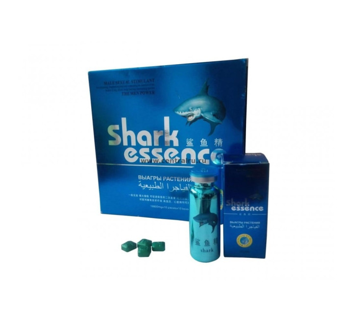 Пігулки Shark Essence (Акулій Екстракт) для сильної ерекції 10 пігулок
