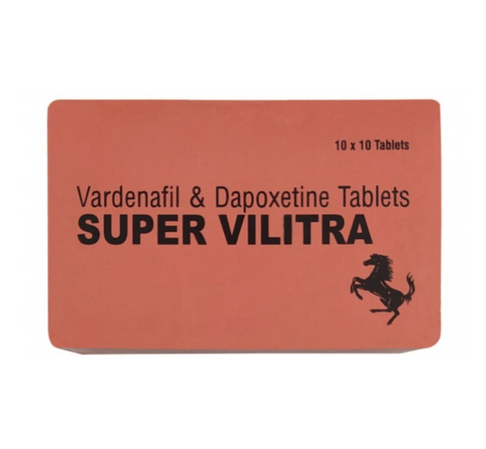 Пігулки Super Vilitra Левітра + Дапоксетин 10 пігулок