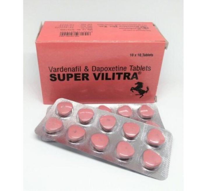 Пігулки Super Vilitra Левітра + Дапоксетин 10 пігулок
