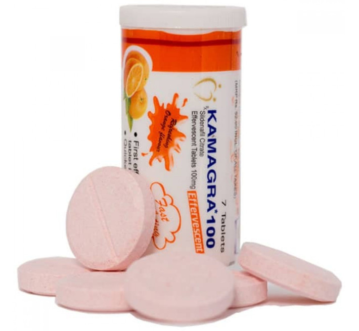 Збудливі шипучі пігулки для чоловіків і жінок Kamagra citrate effervescent
