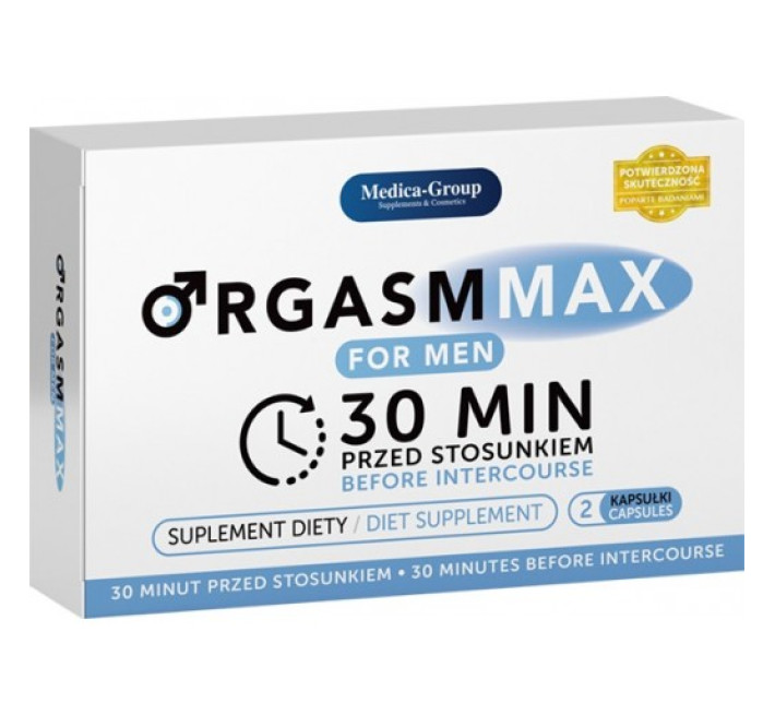 Капсули для ерекції Medica Group Orgasmmax (ціна за упаковку, 2 капсули)