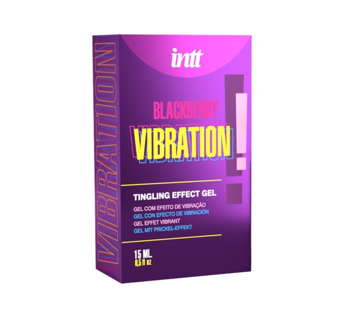 Рідкий вібратор Intt Vibration Blackberry (15 мл) зі смаком ожини