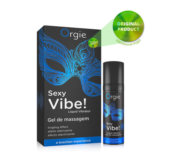 Рідкий вібратор Orgie SEXY VIBE! 15 мл