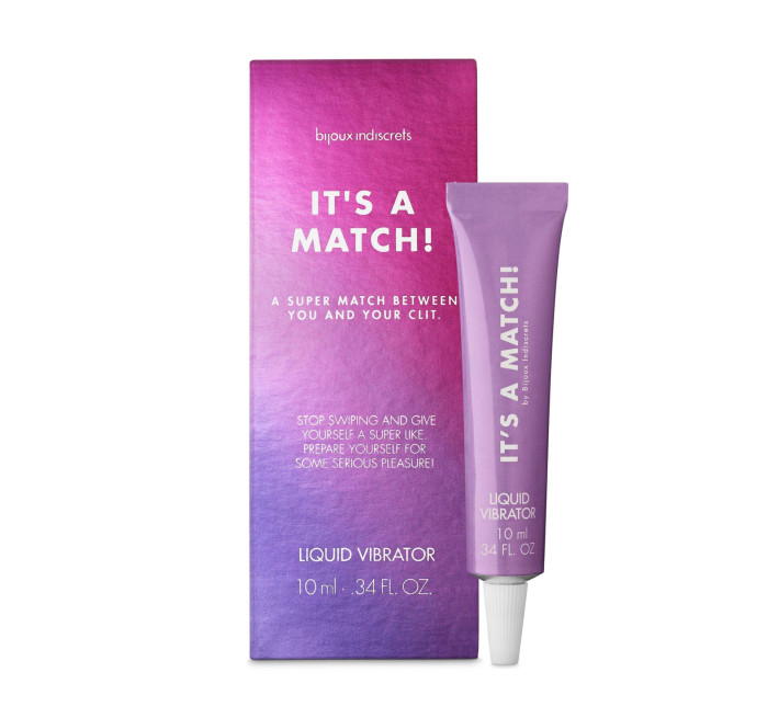 Рідкий вібратор Bijoux Indiscrets Clitherapy Liquid Vibrator – IT'S A MATCH