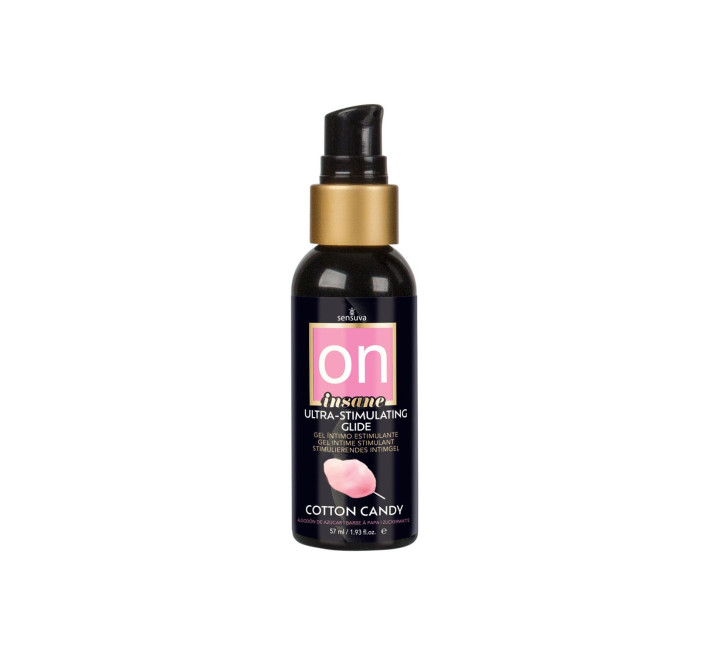 Збуджувальна змазка на гібридній основі Sensuva Ultra-Stimulating On Insane Cotton Candy (57 мл)