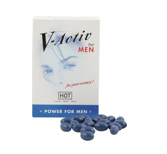 Капсули стимулюючі для чоловіків Hot V-Activ 20 шт