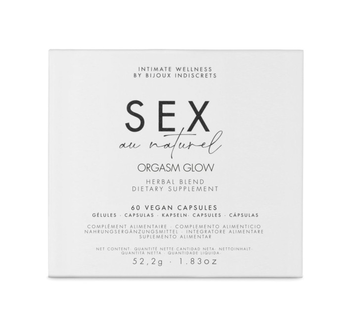 Натуральна харчова добавка для підвищення лібідо Bijoux Indiscrets Sex au Naturel — Orgasm Glow