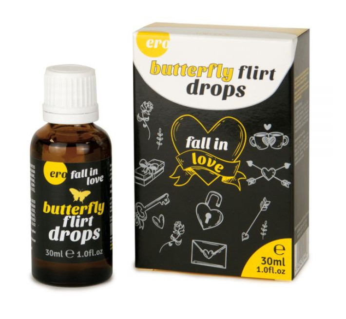 Краплі збудливі для двох Hot Ero Butterfly Flirt Drops 30 мл