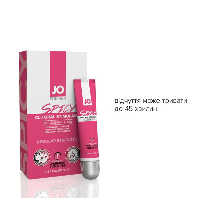Збудливий гель для клітора System JO SPICY WARMING 10 мл