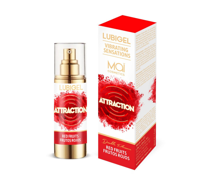 Рідкий вібратор MAI Cosmetics Lubigel Red Fruits 30 мл