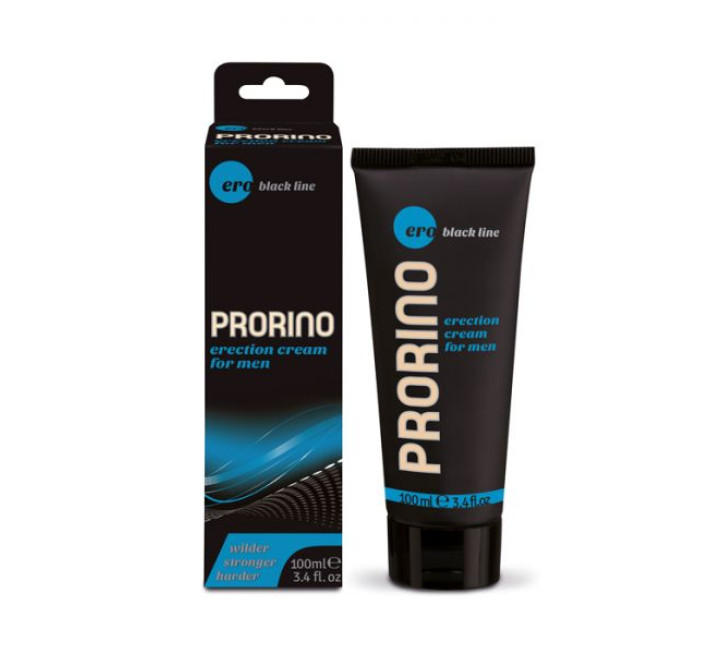 Збудливий крем для чоловіків Hot Ero PRORINO Black Line Erection Cream 100 мл