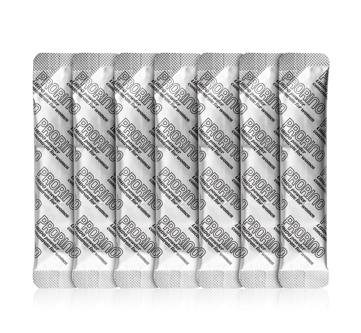 Добавка харчова для жінок Hot Ero PRORINO black line libido powder concentrate 7 шт по 5 гр