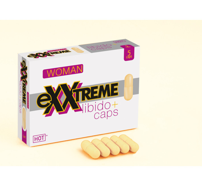 Капсули для підвищення лібідо та бажання для жінок Hot eXXtreme 5 шт.
