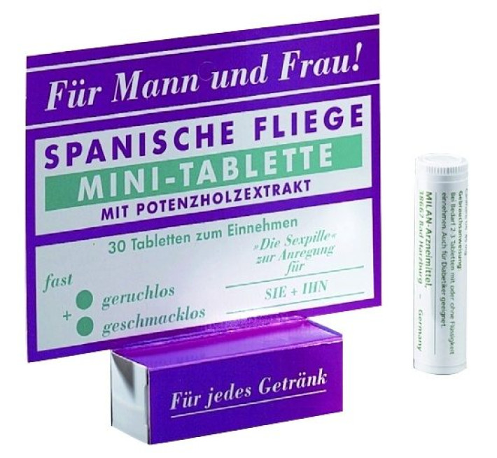 Шпанська мушка в міні таблетках Milan