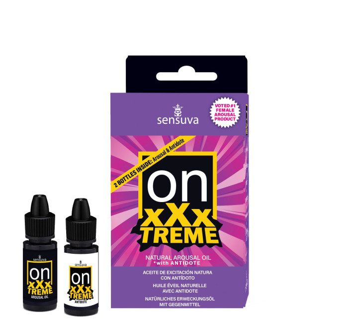 Збуджувальні краплі для клітора Sensuva On xXxTREME Arousal Oil (5 мл) with Antidote (5 мл)