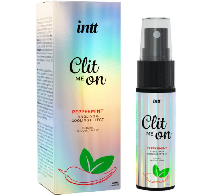 Возбудительный спрей для клитора Intt Clit Me On Peppermint Cooling Effect 12 мл, охлаждающий эфе