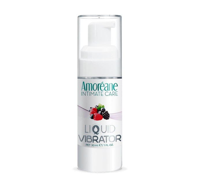 Лубрикант с эффектом вибрации Amoreane Med Liquid Vibrator Berries (30 мл)