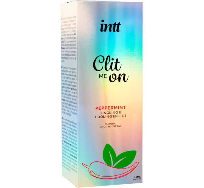 Возбудительный спрей для клитора Intt Clit Me On Peppermint Cooling Effect 12 мл, охлаждающий эфе