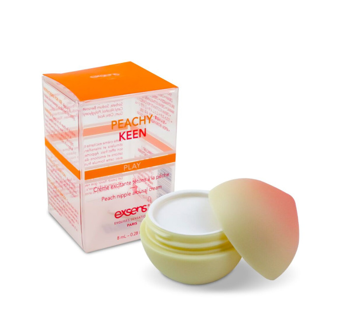Возбудительный крем для сосков EXSENS Peachy Keen (8 мл) с маслом жожоба и ши, съедобный, без сахара