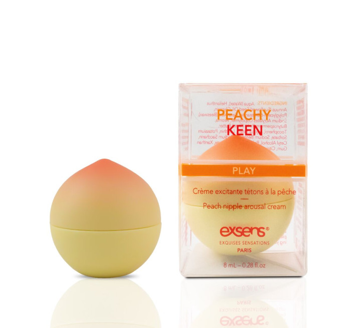Возбудительный крем для сосков EXSENS Peachy Keen (8 мл) с маслом жожоба и ши, съедобный, без сахара