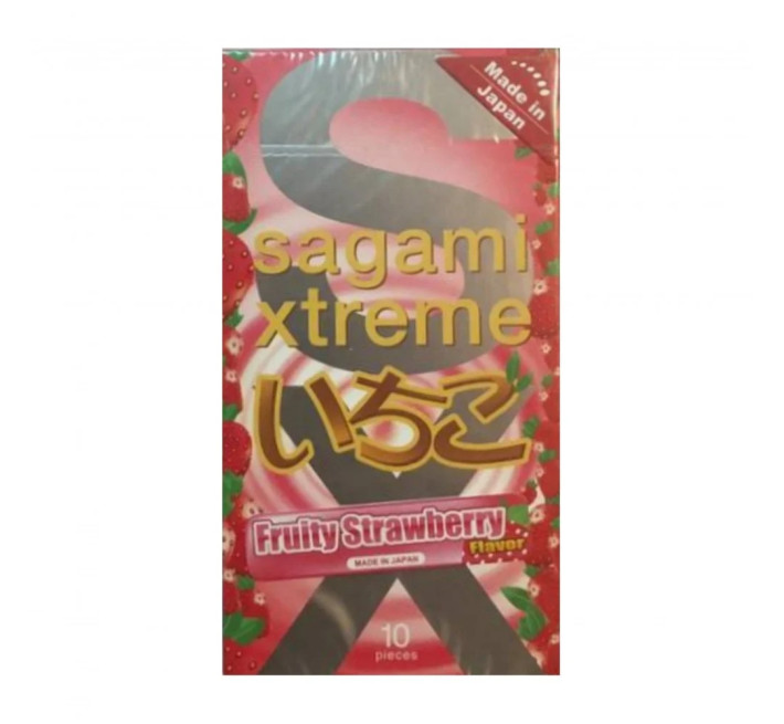 Sagami Xtreme Strawberry 0,04 мм, 10 шт