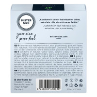 Mister Size - pure feel - 47 (3 condoms), товщина 0,05 мм Mister Size - pure feel - 47 (3 condoms), товщина 0,05 мм