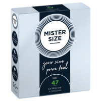 Mister Size - pure feel - 47 (3 condoms), товщина 0,05 мм Mister Size - pure feel - 47 (3 condoms), товщина 0,05 мм